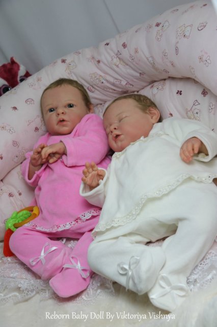 Близняшечки Ноа... Куколки реборн Виктории Вишни