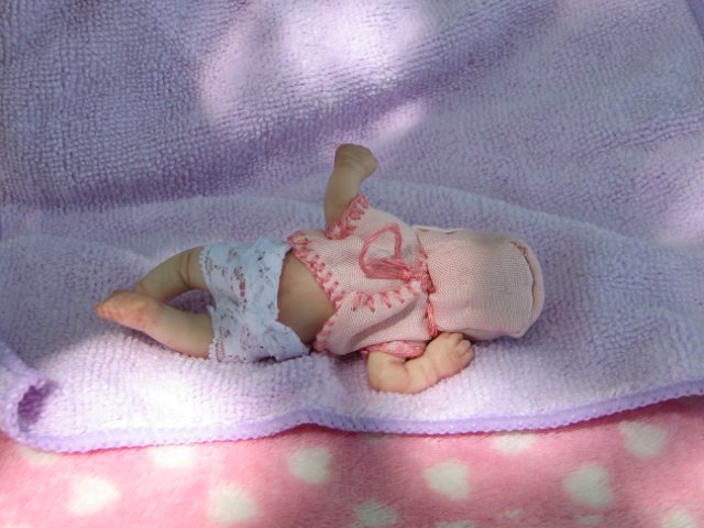 Моя летняя "доделка". Авторская кукла ООАК (фото 3)