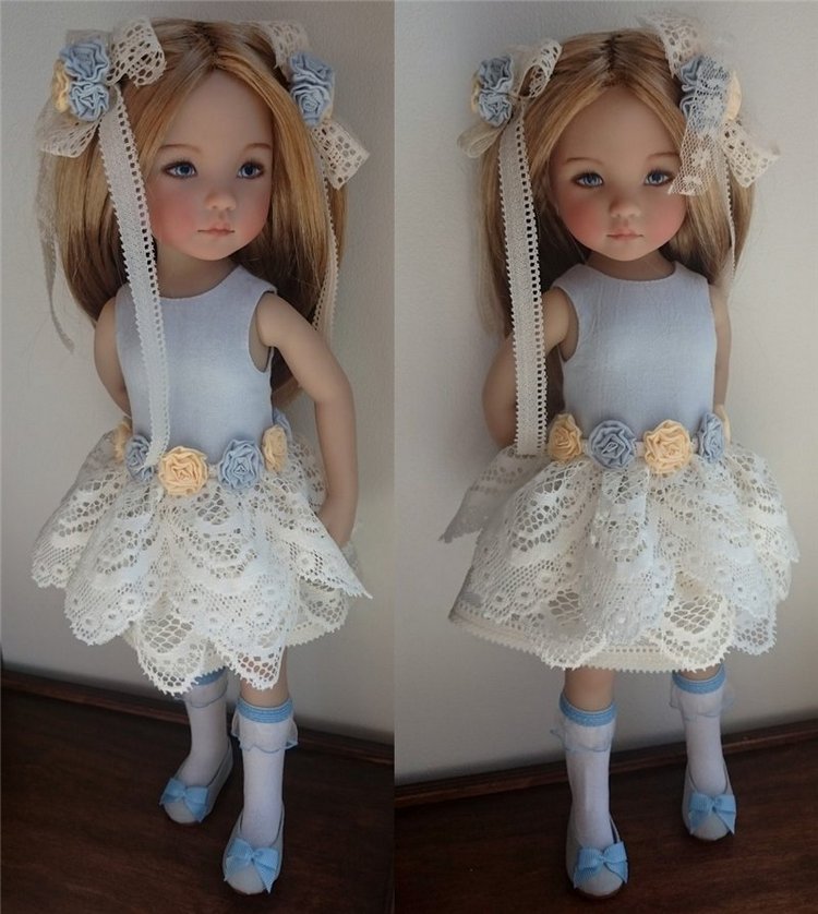 Маленькая девочка в нежно-голубом (фото 10)