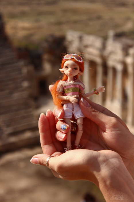 Как Фиби в отпуск съездила. Авторская бжд-мышка Лидии Снуль