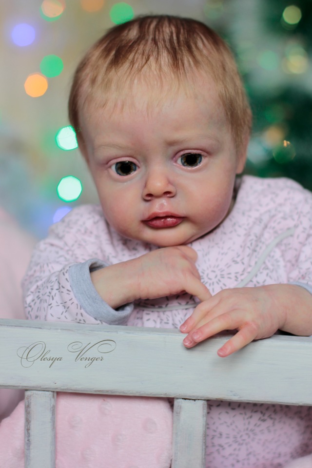 Моя Хлоя, мой любознательный Совенок, кукла реборн Олеси Венгер