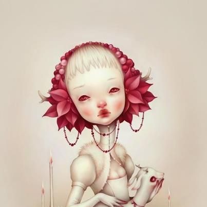 Сюрреалистические иллюстрации французской художницы Элоди LostFish или еще раз об Алисе