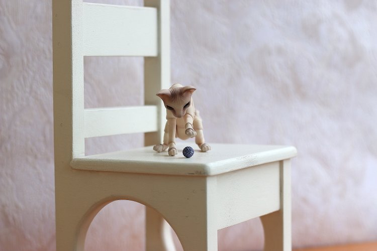 Кот играет с мячиком — Разные куклы BJD (БЖД): редкие бренды (фото 9)