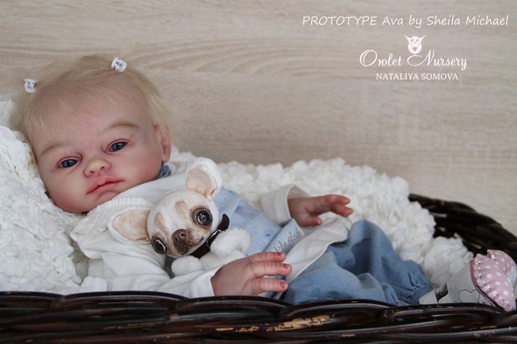 Сильвия - мой прототип Ava от скульптора Sheila Michael. Кукла реборн Наталии Сомовой