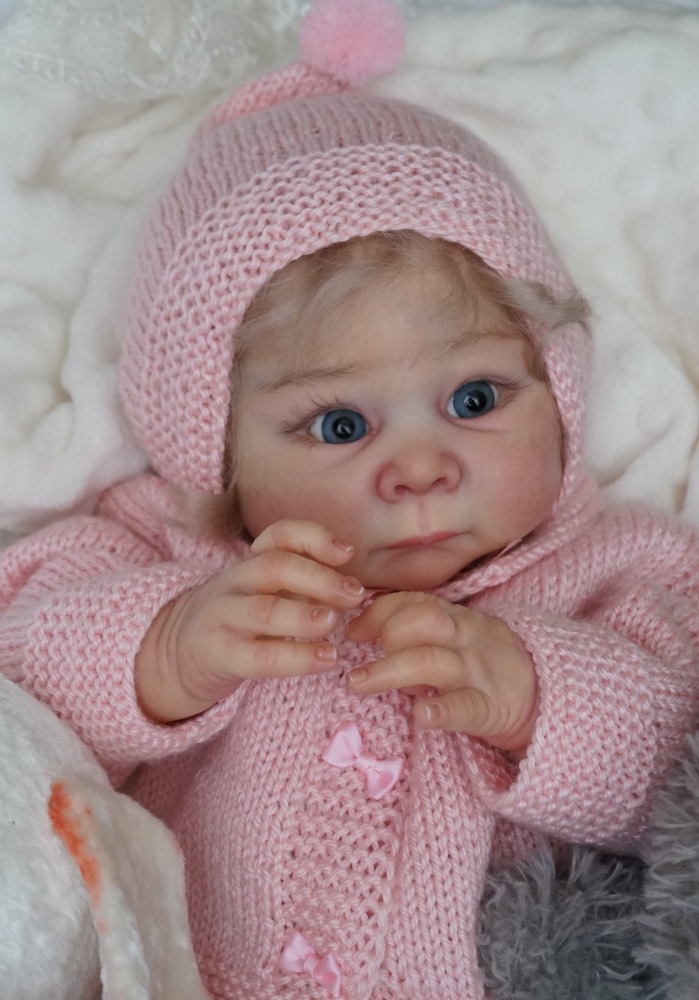 Лизонька. Маленькая шалунья. Кукла реборн Наталии Коноваловой