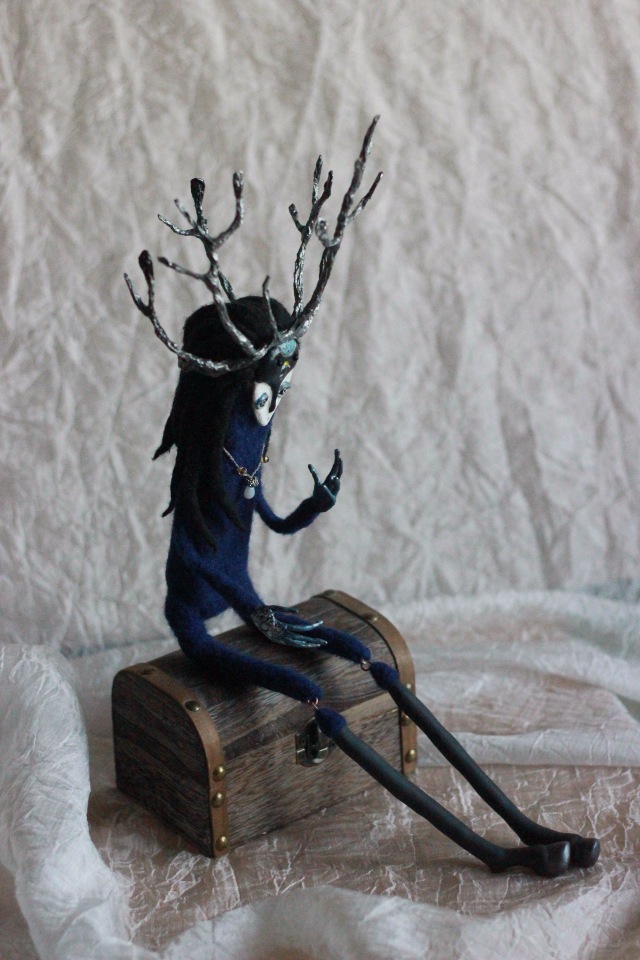 Jomei - Несущий свет — Авторские куклы из шерсти (валяние): сухое (фото 5)