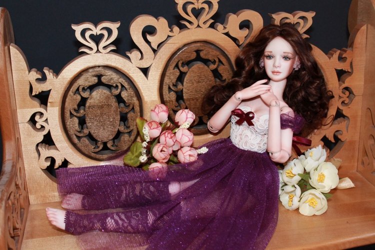 Две шарнирные куклы-танцовщицы Вайолет и Алисия, есть фото 18+