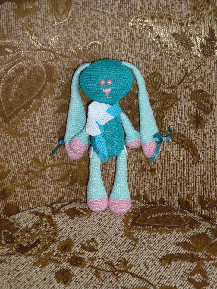 Мой новый авторский вязаный зайка Lien, Лин (фото 4)