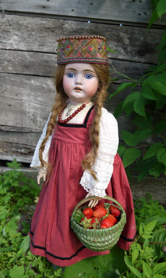 По ягоды — Антикварные куклы Bahr & Proschild (BP): Бар и Прёшильд (фото 3)