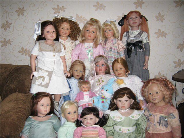 Дорле -коллекционная кукла от Нildegard Gunzel для фирмы «With Heart & Soul». Моя попытка №2