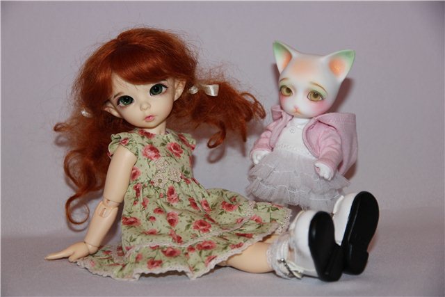 Нежные ноты весны. Малышки БЖД Лилу, Амели и Теа (фото 3)