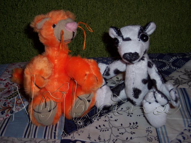 Зверики для дочки — Текстильные игрушки и примитивы: кофейные (фото 10)