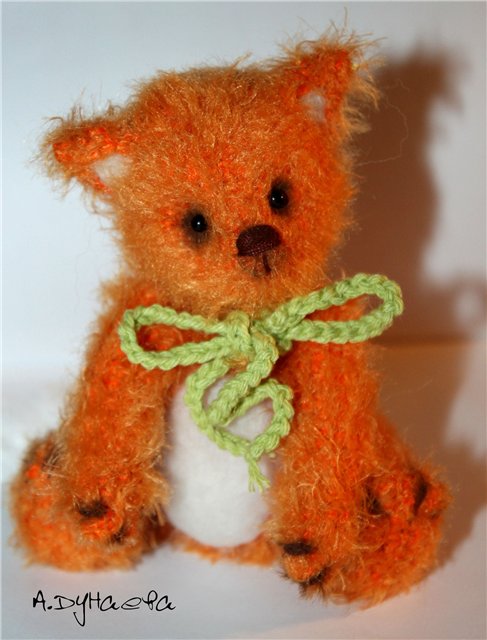 Маленький лис. Игрушка вязанная крючком (фото 4)