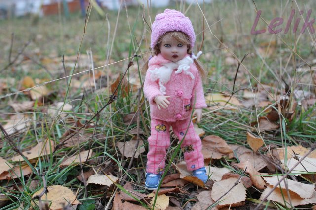 Прогулка с кнопочкой. Теплая одежда для моей куколки