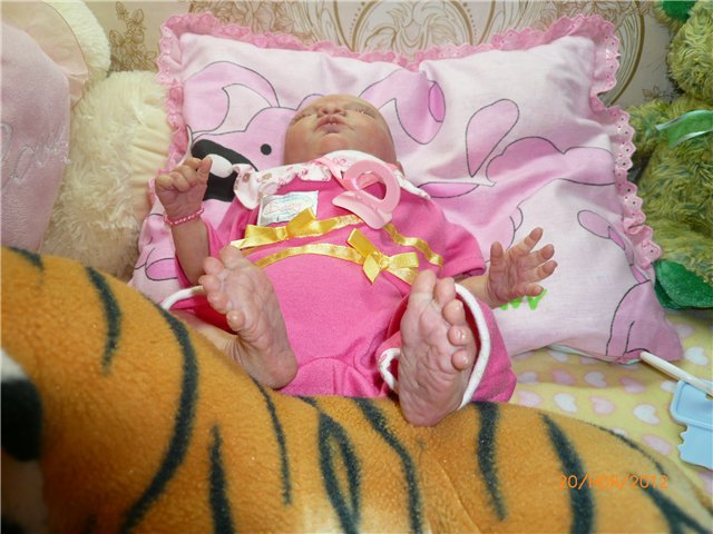 Моя дюймовочка реборн Настенька (фото 3)