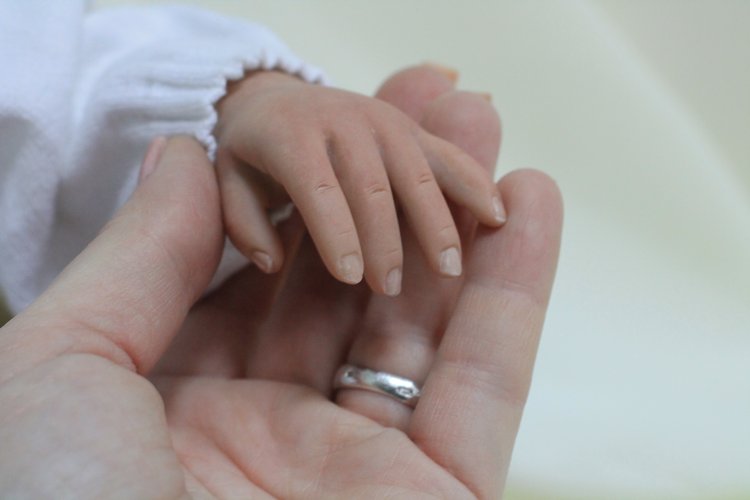 Рождение в день Святого Валентина. Кукла реборн Любовь (фото 6)