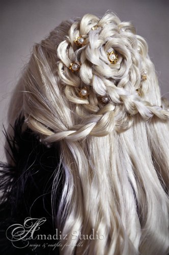 Невероятные парики для кукол БЖД от: Amadiz Studio