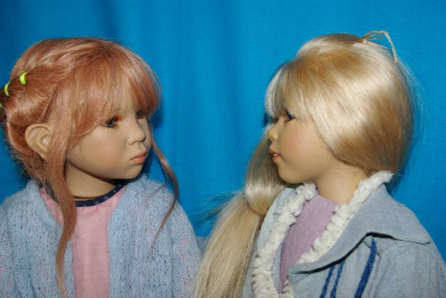 Сравниваем кукол Annette Himstedt 2002 и 2004 года. Efi, Pauline