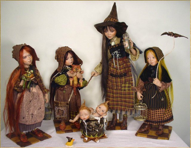 Микромир Силке Янас-Шлессер. Куклы Silke Janas-Schloesser dolls