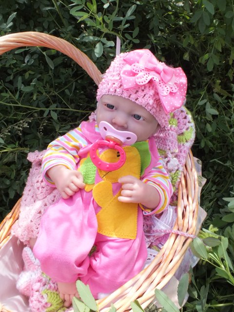 Розочка на прогулке — Куклы Berenguer (Беренджер): пупсы La Newborn (фото 3)