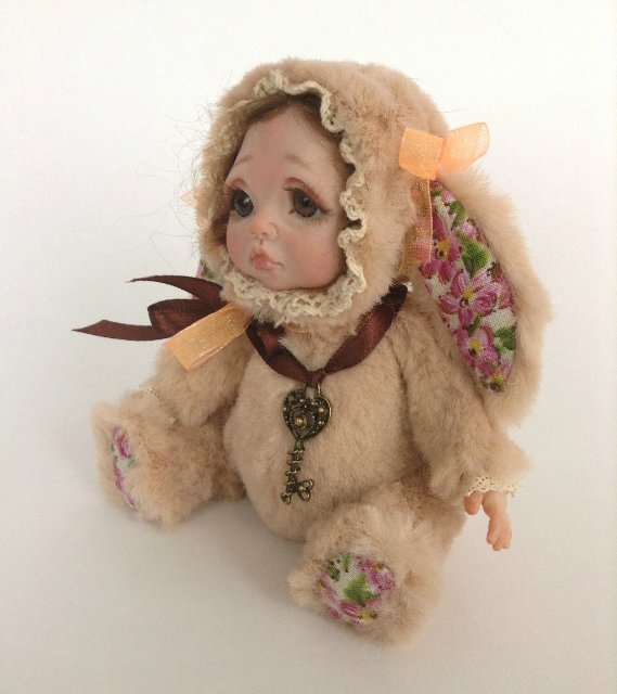 Тедди-долл Louise, Laura и Gloria. Авторские тедди долл от Анны Добряковой (фото 3)