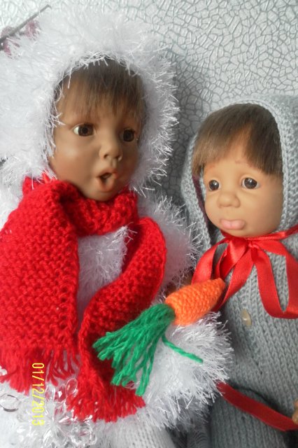 Мои характерные детки готовятся к новому году