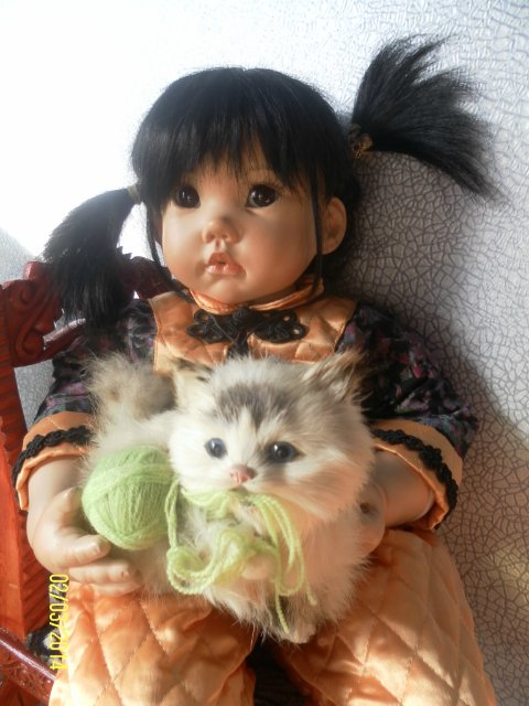 Мои малыши, фарфоровые куклы от Синди Маршнер Рольф