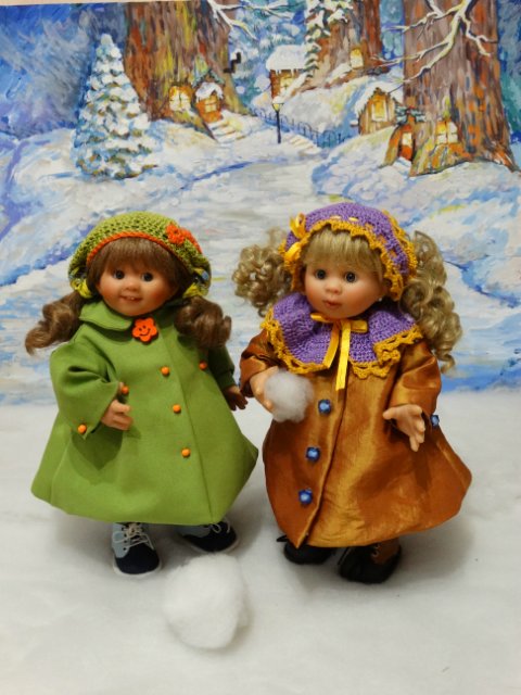 Прогулка зимним вечером. Вихтели Rosemarie Anna Muller