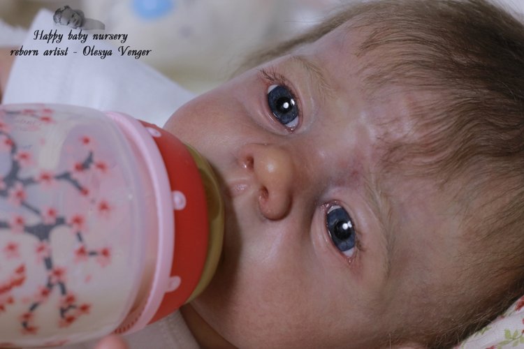 Моё предновогоднее чудо, моя Карлотта. Кукла реборн Олеси Венгер