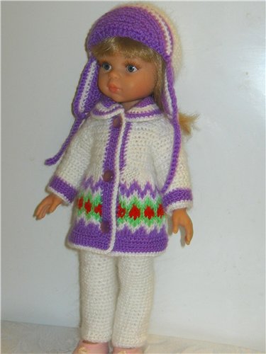 И опять снегири... Комплекты теплой одежды для фэйсинок, паолочек и кукол Готц