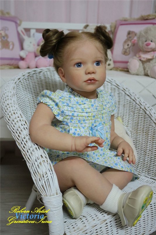 Еще немного о Виктории. Кукла реборн Гринистовой Ирины (фото 4)