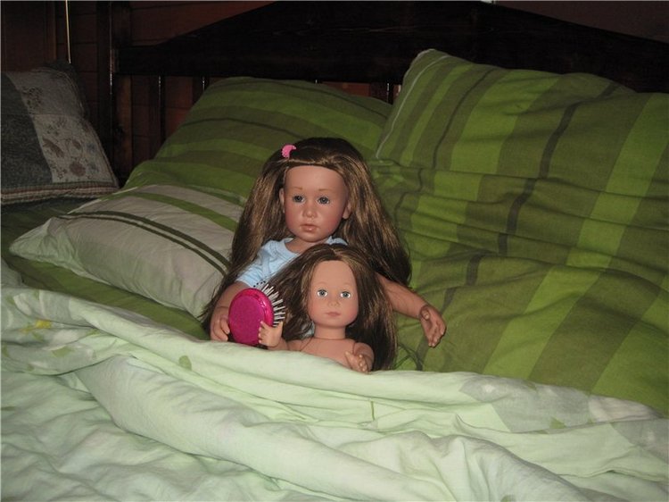 Сестрёнки. Куклы Готц Алиса и Оленька