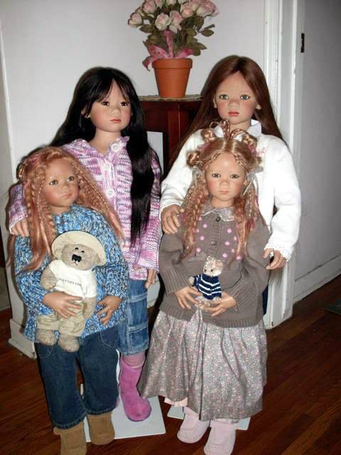 Коротенькая Химко-сказка. Куклы Annette Himstedt