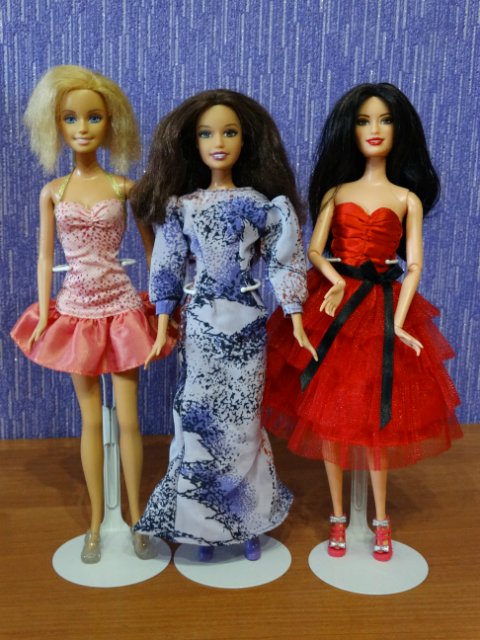 Вторая половина моей коллекции кукол Барби
