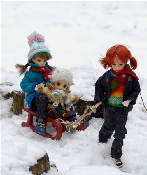 Зимняя прогулка — Куклы и тела Obitsu (Обитсу): 1/6 (фото 9)