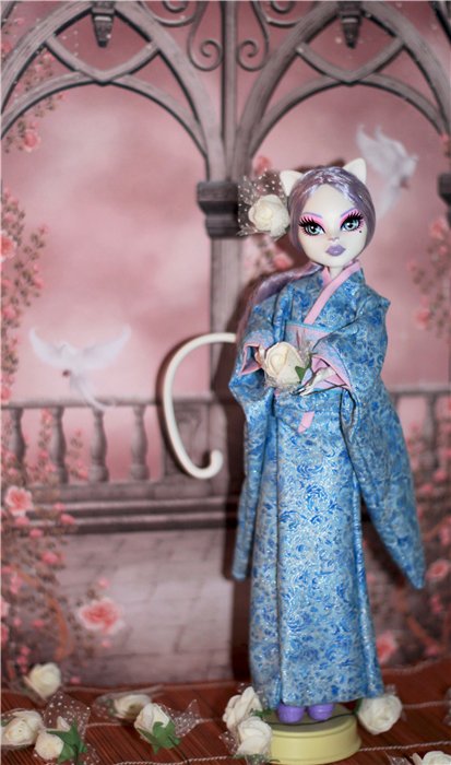 Мой первый топик. Кимоно для куколки Monster High (фото 2)
