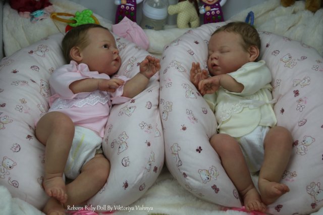 Близняшечки Ноа... Куколки реборн Виктории Вишни