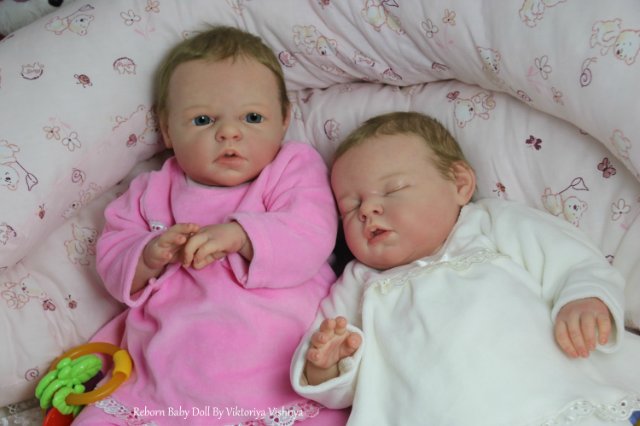 Близняшечки Ноа... Куколки реборн Виктории Вишни