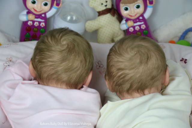 Близняшечки Ноа... Куколки реборн Виктории Вишни