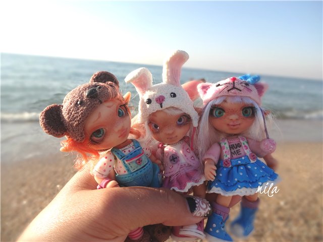 Авторские куколки из полимерной глины от Милы