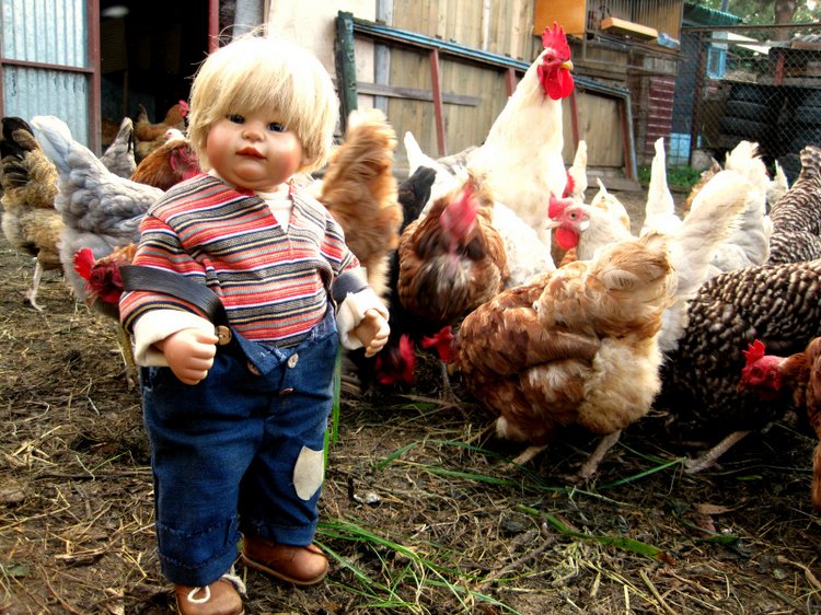 Выходные в деревне. Эдер - коллекционна кукла Susi Eimer (фото 9)