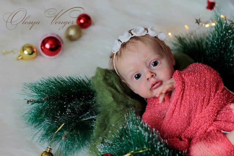 Моя Хлоя, мой любознательный Совенок, кукла реборн Олеси Венгер (фото 6)