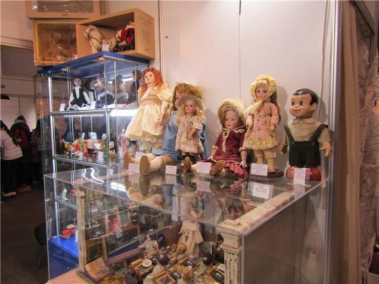 Музей Истории Игрушки. Выставка в "Гостином дворе" 16-18 декабря 2016. Винтаж и антиквариат. Фотообзор (фото 3)