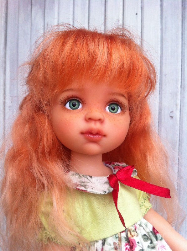 Рыжий, рыжий, конопатый — ООАК Paola Reina (Паола Рейна) и испанских кукол: перерисовка (фото 8)