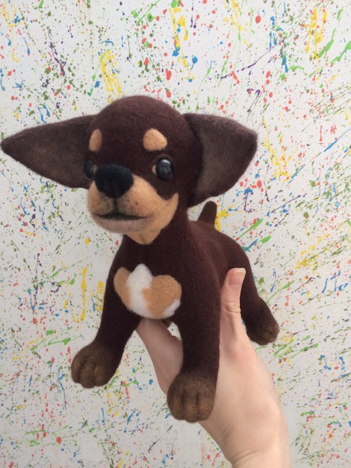 Мои игрушки валянием из шерсти. Сухое валяние (фото 3)