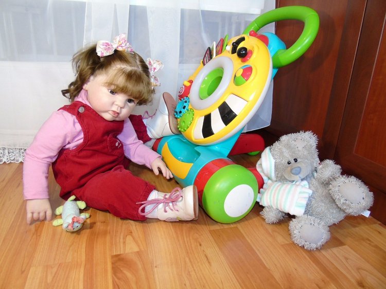 Милая девочка Гулечка — Обучение реборнингу: роспись