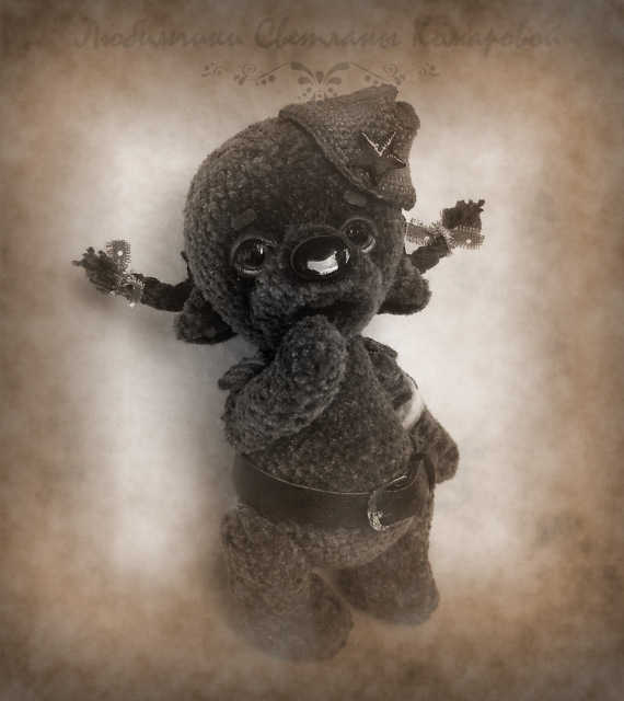 От героев былых времён — Вязаные игрушки и амигуруми: крючком (фото 8)