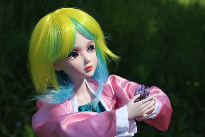 Яркое лето с Анжеликой - Кукла Звезда подиума. ООАК, 5-ый молд, 60 см (фото 6)