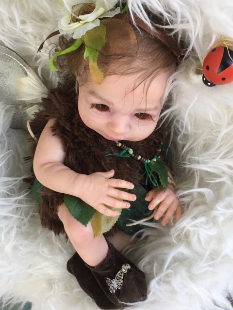Лесной Эльфёныш,кукла-реборн Элины Кудрявцевой