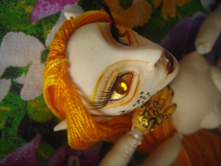 Кукольный эксперимент 4: кукла в смешанной технике